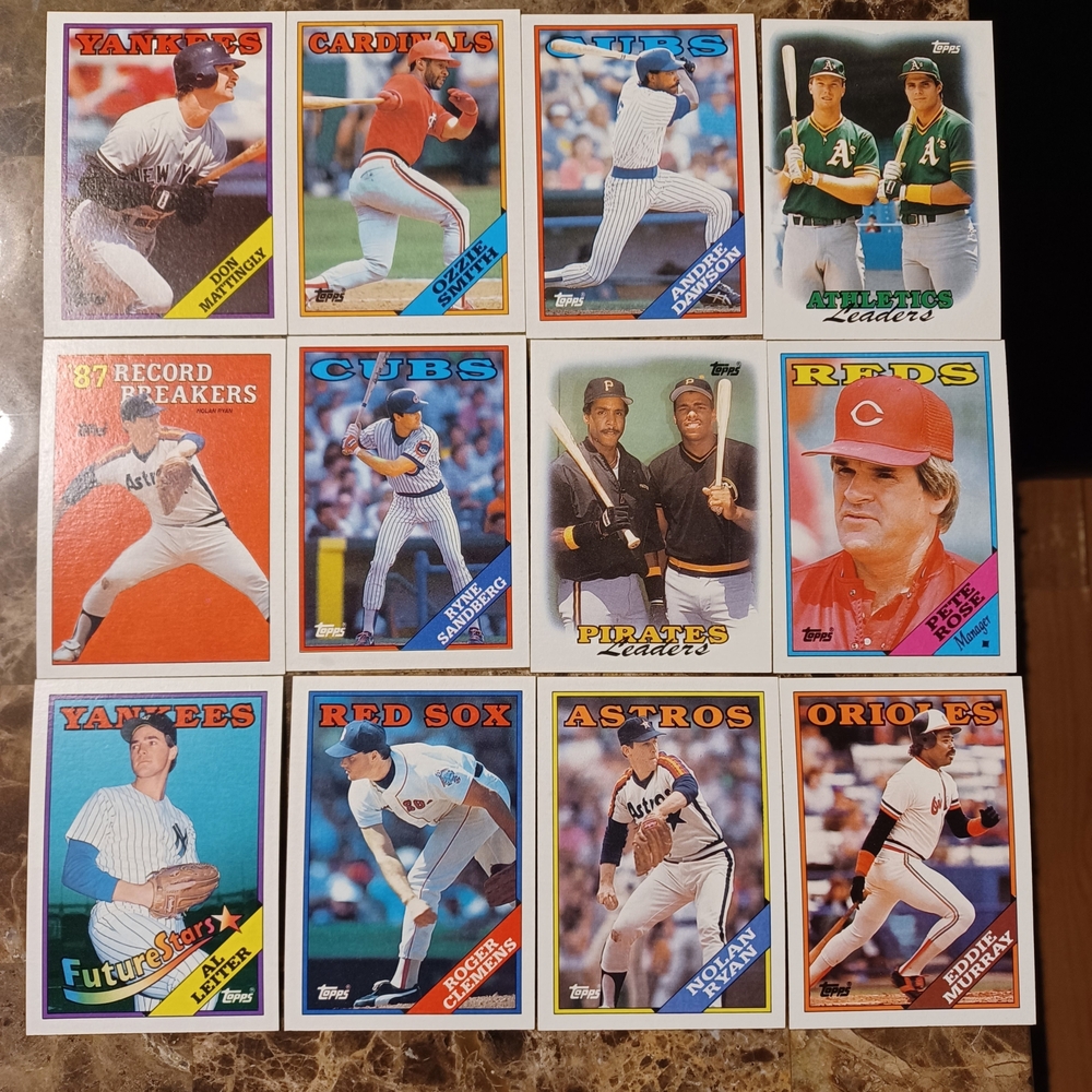 1988 Topps Baseball Cards - Picture 4 of 6